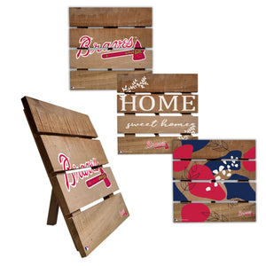 Atlanta Braves Four-Piece Hot Plate Set