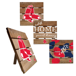 Boston Red Sox Four-Piece Hot Plate Set