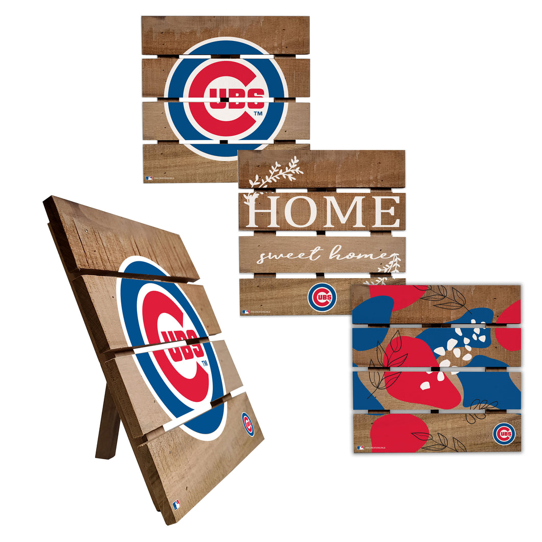 Chicago Cubs Four-Piece Hot Plate Set