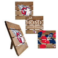 Cleveland Guardians Four-Piece Hot Plate Set
