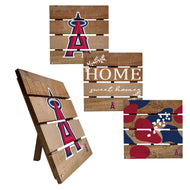 Los Angeles Angels Four-Piece Hot Plate Set