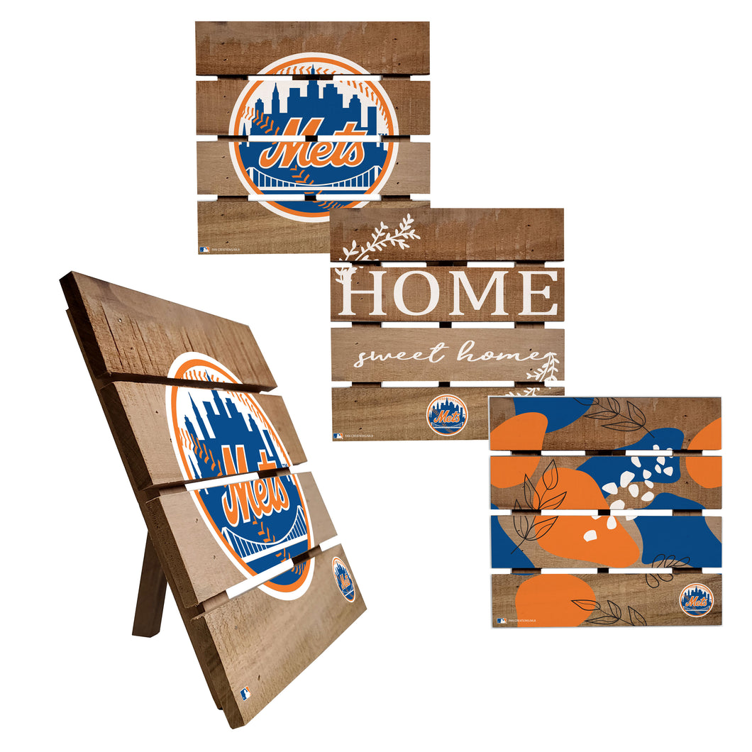 New York Mets Four-Piece Hot Plate Set