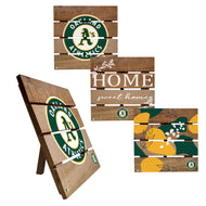 Oakland Athletics Four-Piece Hot Plate Set