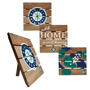 Seattle Mariners Four-Piece Hot Plate Set