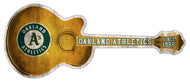 Oakland Athletics Guitar Cutout Wood Sign -24"