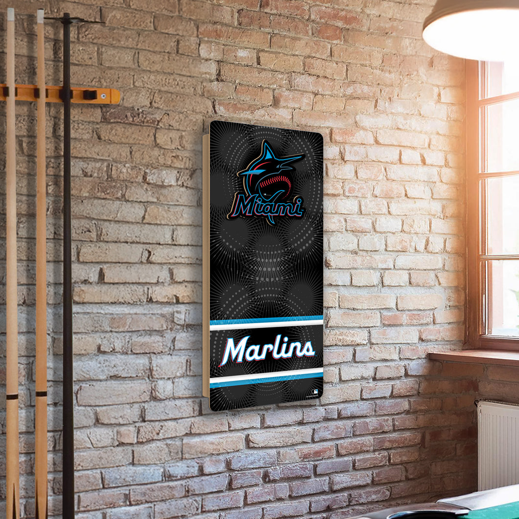 Miami Marlins Mini Wall Hanging Cornhole