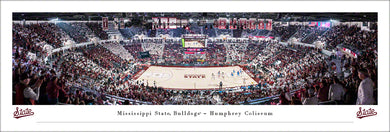 Mississippi State Bulldogs Basketball Humphrey Coliseum Panoramic Picture