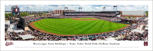 Mississippi State Bulldogs Baseball Dudy Noble Field Dement Stadium Panoramic Picture