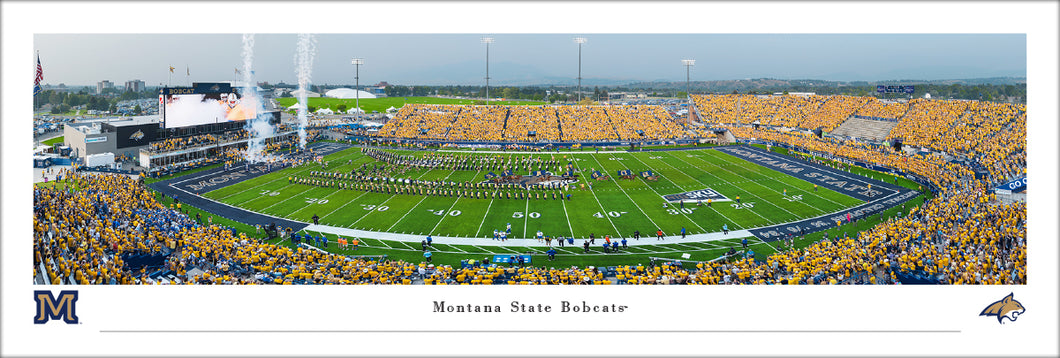 Montana State Bobcats Football Bobcat Stadium Panoramic Picture