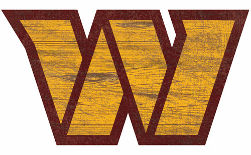 Washington Commanders Distressed Logo Cutout Sign
