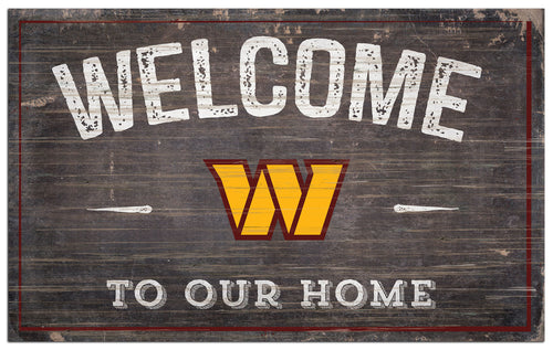 Washington Commanders Welcome To Our Home Sign - 11