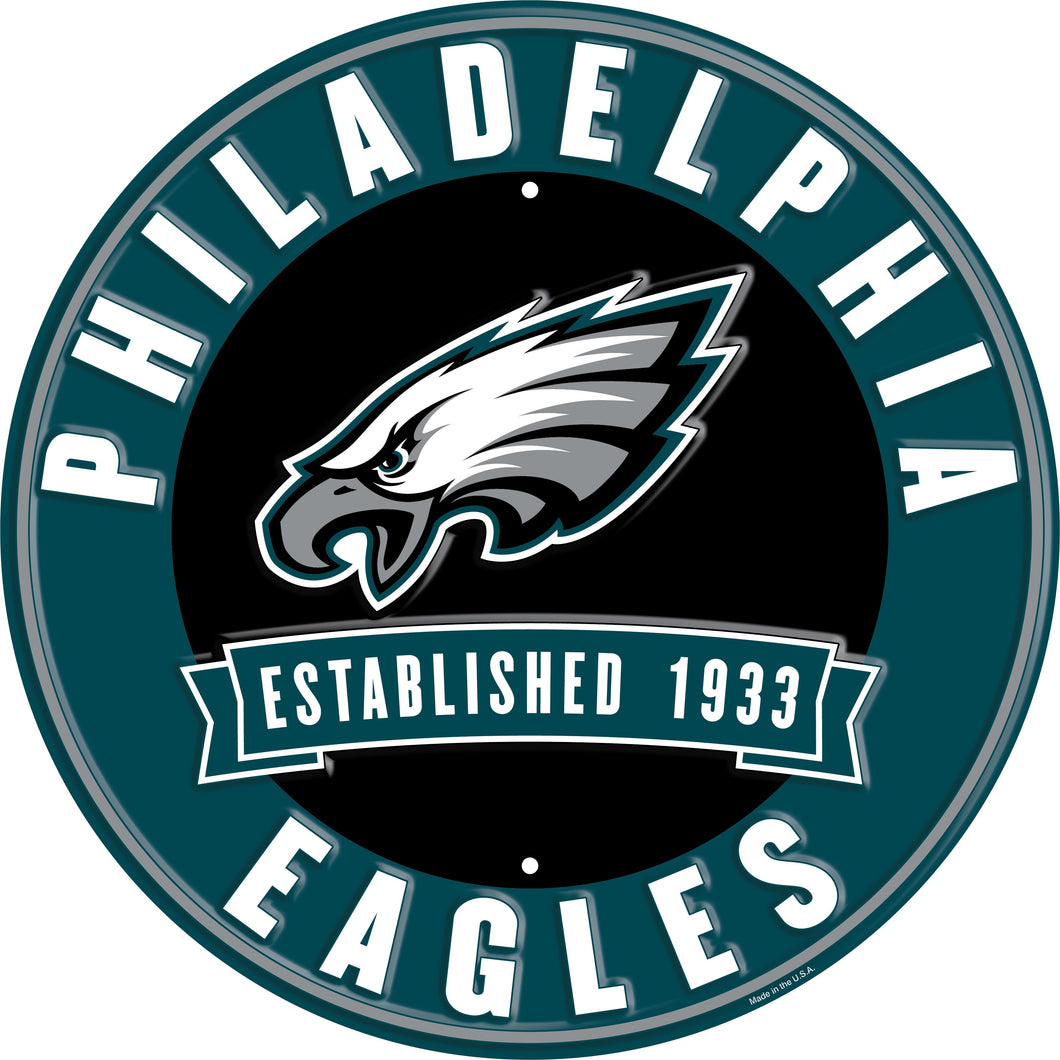 NFL Philadelphia Eagles Distressed Logo Cutout Sign