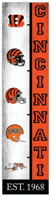 Cincinnati Bengals Team Logo Evolution Wood Sign -  6