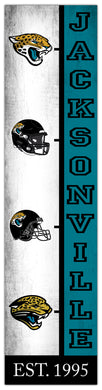 Jacksonville Jaguars Team Logo Evolution Wood Sign -  6