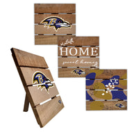 Baltimore Ravens Four-Piece Hot Plate Set