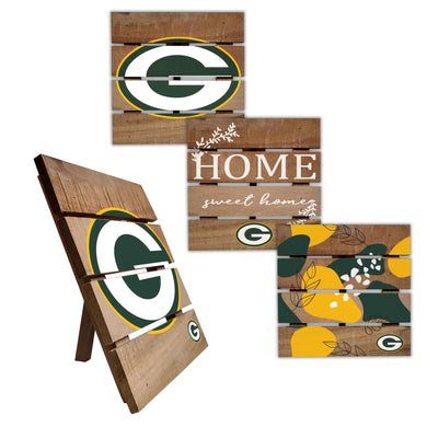 Green Bay Packers Four-Piece Hot Plate Set