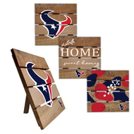  Houston Texans Four-Piece Hot Plate Set
