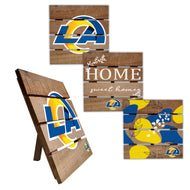 Los Angeles Rams Four-Piece Hot Plate Set