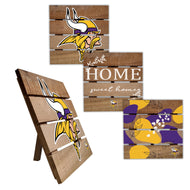 Minnesota Vikings Four-Piece Hot Plate Set
