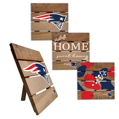 New England Patriots Four-Piece Hot Plate Set