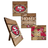 San Francisco 49ers Four-Piece Hot Plate Set