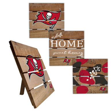 Tampa Bay Buccaneers Four-Piece Hot Plate Set