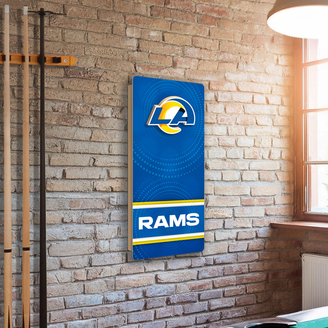 Los Angeles Rams Mini Wall Hanging Cornhole