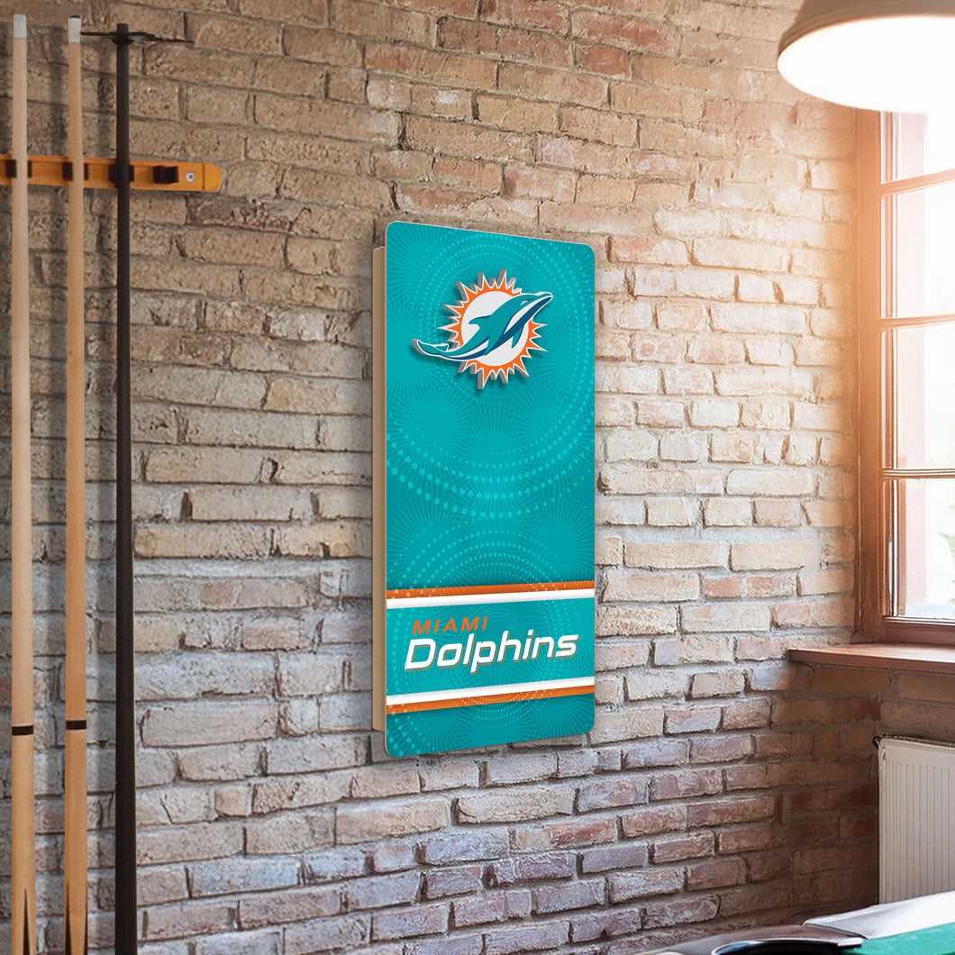 Miami Dolphins Mini Wall Hanging Cornhole
