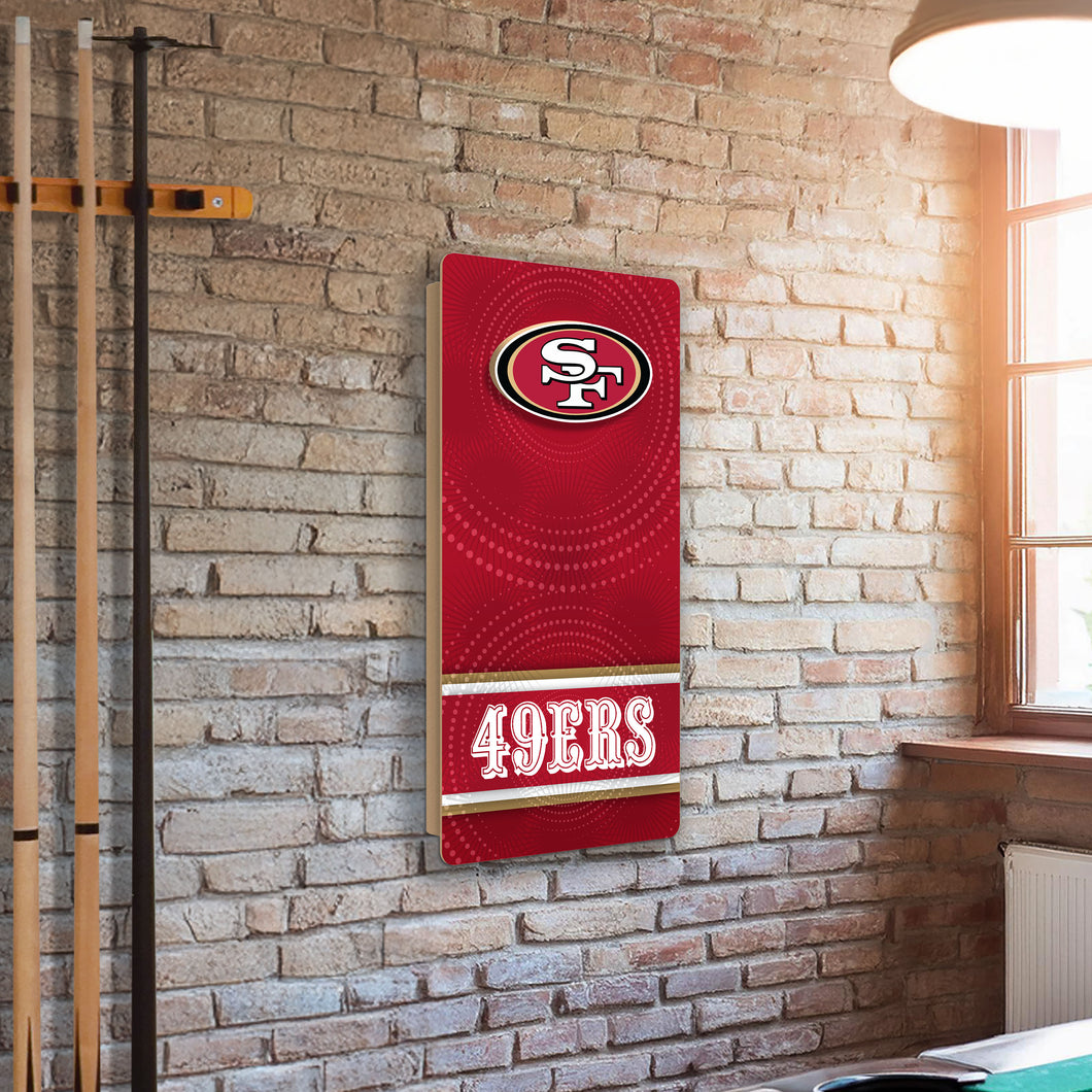 San Francisco 49ers Mini Wall Hanging Cornhole