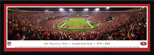 San Francisco 49ers Candlestick Park Endzone Panoramic Picture