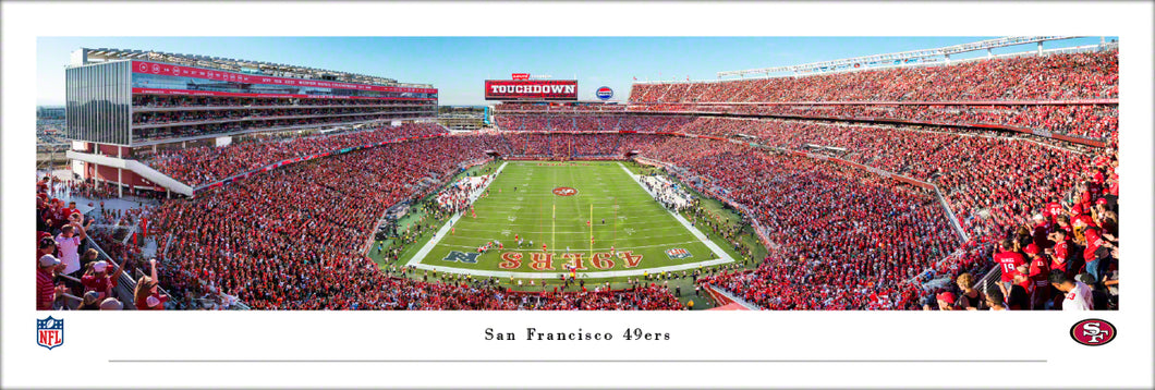 San Francisco 49ers End Zone Panoramic Picture