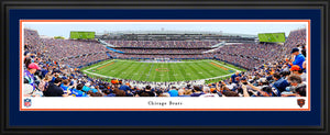 Chicago Bears Soldier 50 Yard Line Panoramic Picture