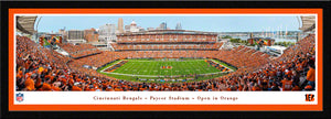 Cincinnati Bengals Orange Out Panoramic Picture