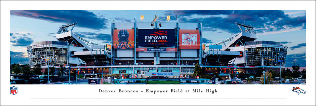 Denver Broncos Empower Field at Mile High Stadium Panoramic Picture