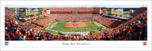 Tampa Bay Buccaneers Throwback Creamsicle Game Raymond James Stadium Panoramic Picture