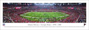 Atlanta Falcons Georgia Dome Final Game Panoramic Picture