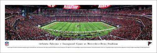 Atlanta Falcons Mercedes Benz Stadium Inaugural Game Panoramic Picture
