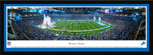 Detroit Lions Ford Field 50 Yard Line Panoramic Picture