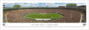 Green Bay Packers Lambeau Field 50 Yard Line Panoramic Picture