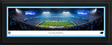 Carolina Panthers Bank of America Stadium Night Game Panoramic Picture