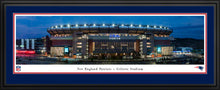 New England Patriots Gillette Stadium Night Panoramic Picture