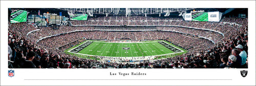 Las Vegas Raiders Allegiant Stadium 50 Yard Line Panoramic Picture