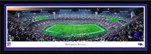 Baltimore Ravens M&T Bank Stadium 50 Yard Line Panoramic Picture Night Game