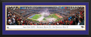 Baltimore Ravens  Super Bowl 47 Champions Panoramic Picture