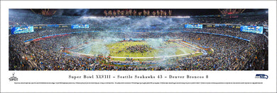 Seattle Seahawks 2014 Super Bowl Champions Panoramic Picture