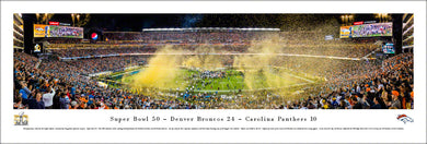 Denver Broncos Super Bowl 50 Champions Panoramic Picture