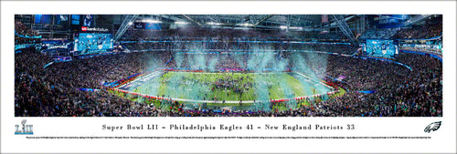 Philadelphia Eagles Super Bowl 52 Champions Panoramic Picture