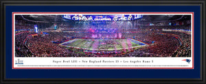 New England Patriots Super Bowl 53 Champions Panoramic Picture