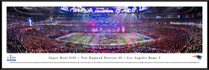 New England Patriots Super Bowl 53 Champions Panoramic Picture