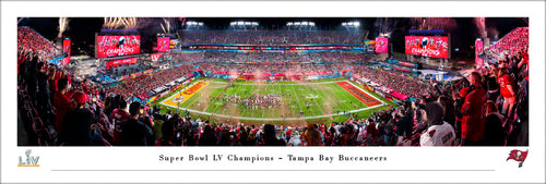 Tampa Bay Buccaneers Super Bowl LV Champions Panoramic Picture